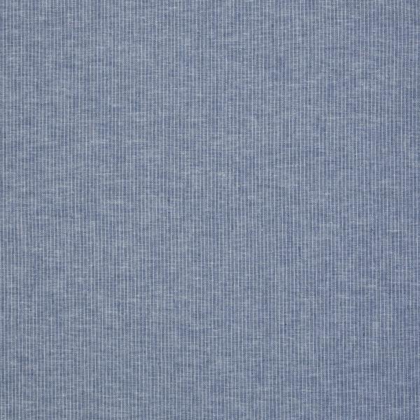 Baumwoll-Leinen Paul Streifen meliert Jeansblau von Swafing